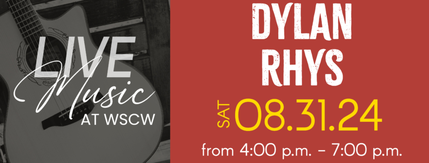 Dylan Rhys Live Music at West Sandy Creek Winery - August 31, 2024