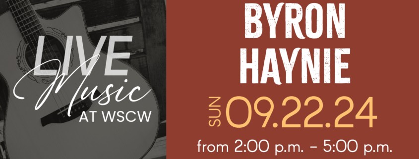 Byron Haynie Live Music at West Sandy Creek Winery - September 22, 2024