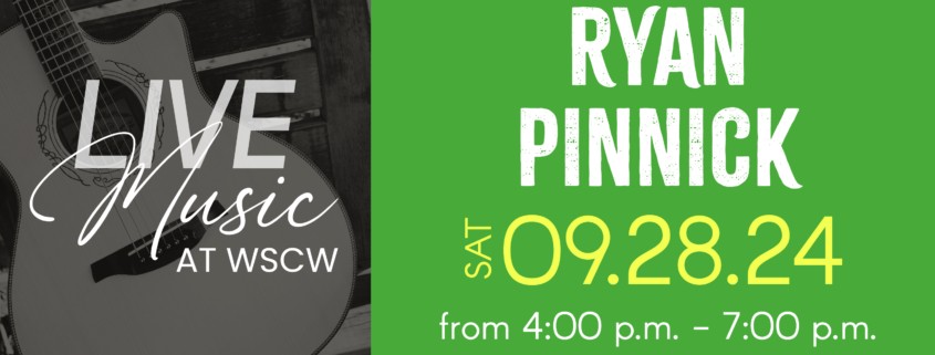 Ryan Pinnick Live Music at West Sandy Creek Winery - September 28, 2024