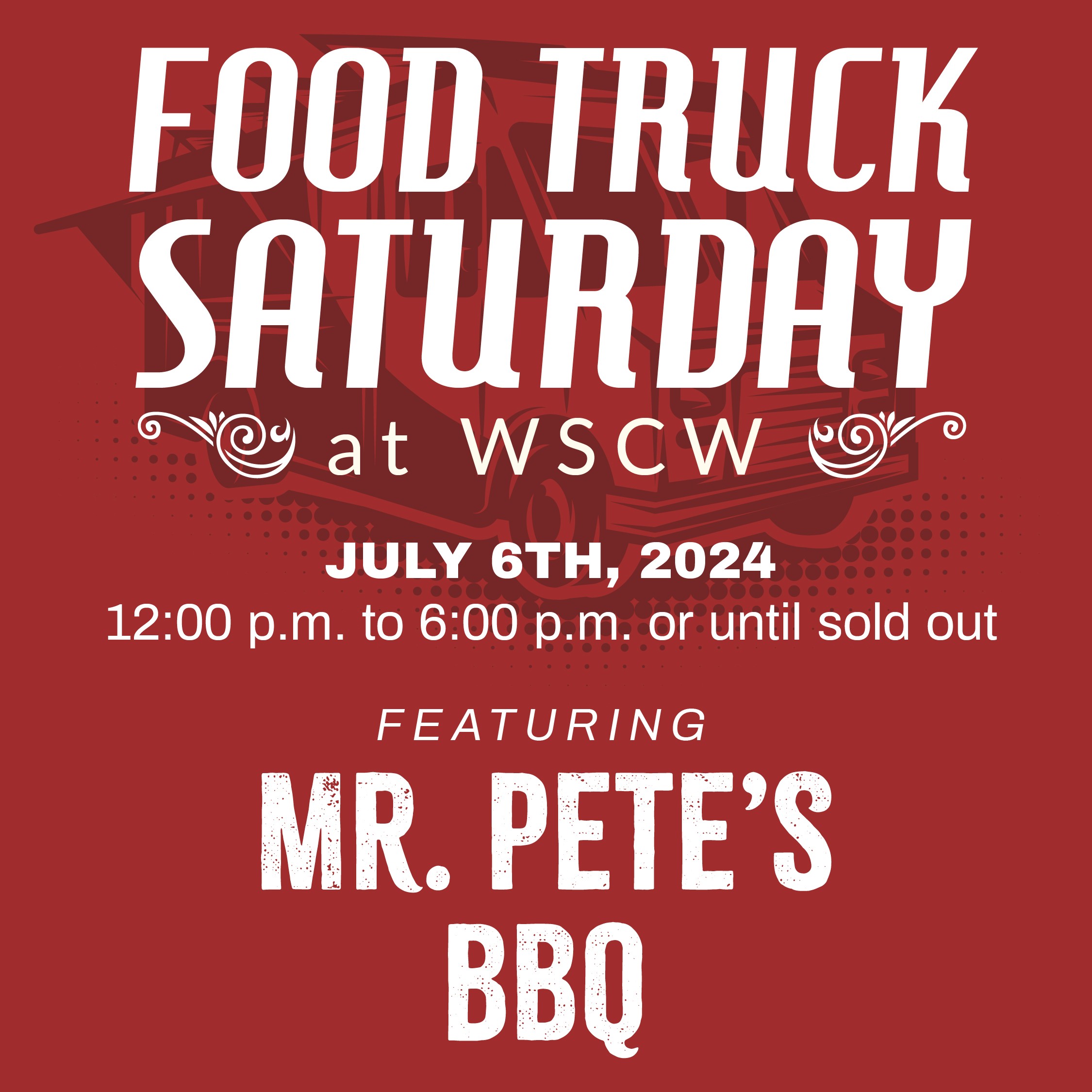 Mr. Pete's BBQ Food Truck at West Sandy Creek Winery - July 6, 2024
